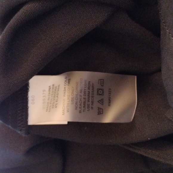 Vince Camuto Black Essentials Trouser Pants Size 12 NWT - Picture 8 of 9